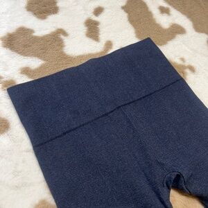 SPANX faux denim 7/8 length leggings size small